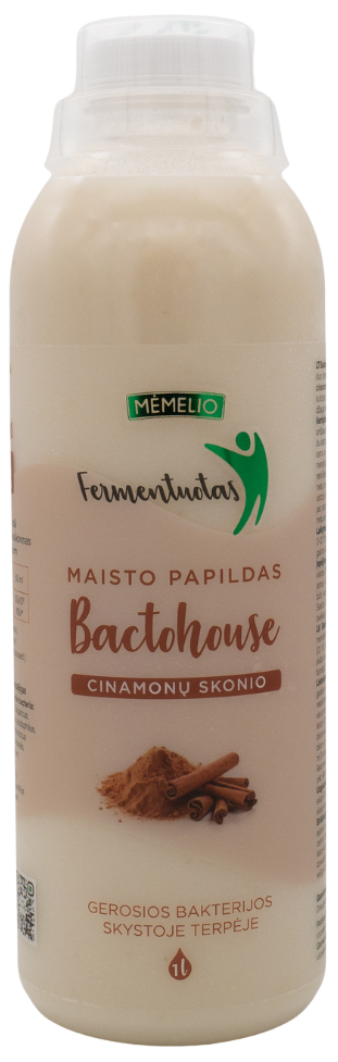Maisto papildas BACTOHOUSE, cinamonio skonio, 1l