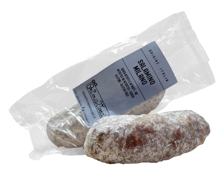Vytintas kiaulienos saliamis MILANO, ekologiškas PRIMA VERA, 160 g