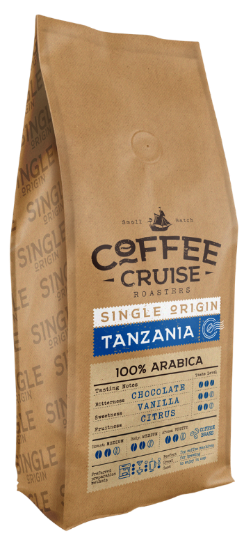 Kavos pupelės TANZANIA COFFEE CRUISE, 1 kg