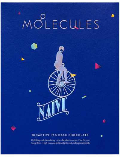 Темный шоколад 75% MOLECULES NAIVE, 50 г