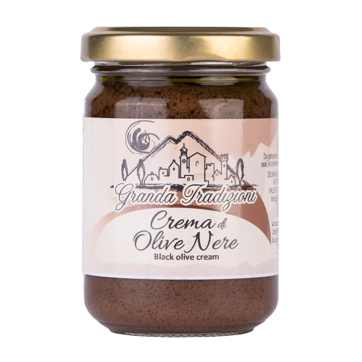 Juodųjų alyvuogių užtepėlė CREMA DI OLIVE NERE GRANDA TRADIZIONI