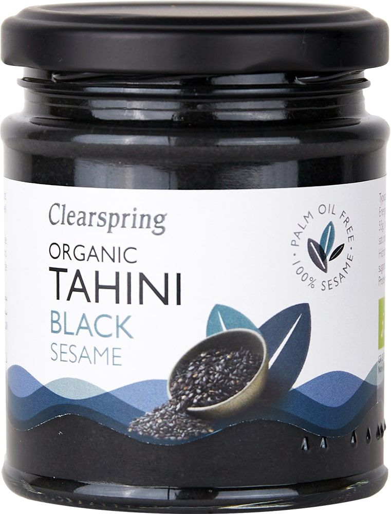 Juodųjų sezamų pasta TAHINI, ekologiška CLEARSPRING, 170 g