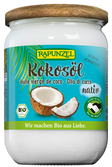 Kokosų aliejus, ekologiškas RAPUNZEL, 400 g
