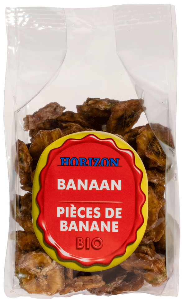 Džiovinti bananai, ekologiški HORIZON, 150 g