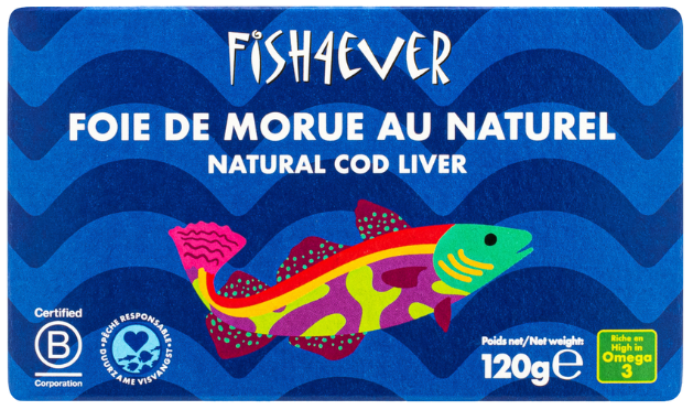 Menkių kepenėlės FISH4EVER, 120 g