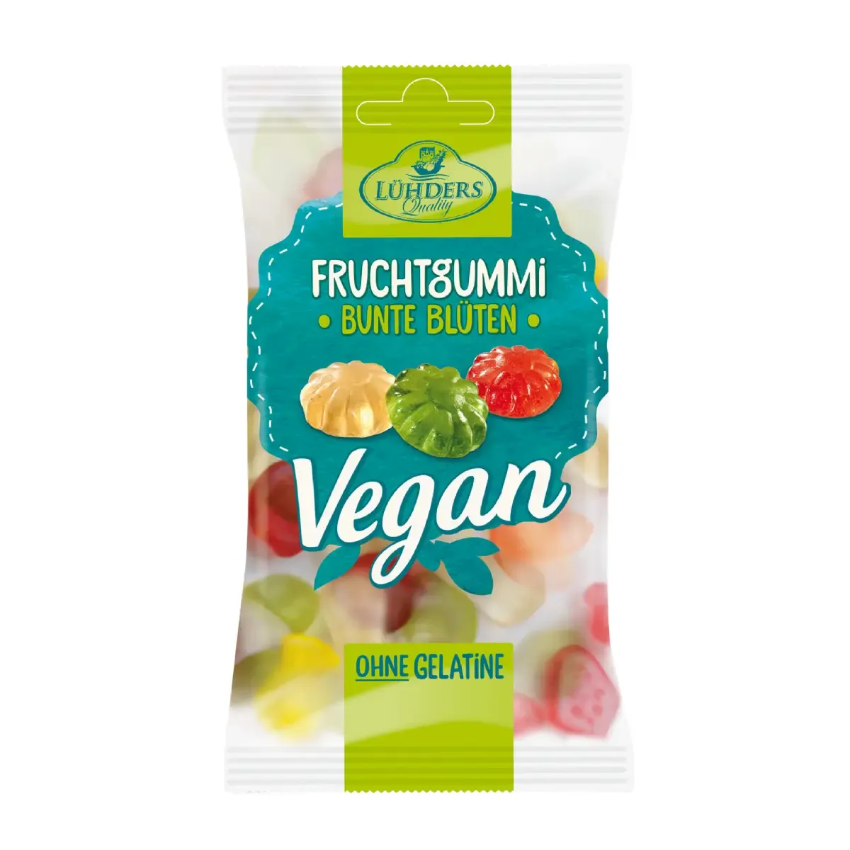 Veganiški guminukai SPALVOTOS GĖLYTĖS LÜHDERS