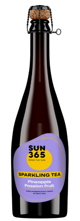 Putojantis arbatos gėrimas ANANASAI IR PASIFLOROS SUN365, 750 ml