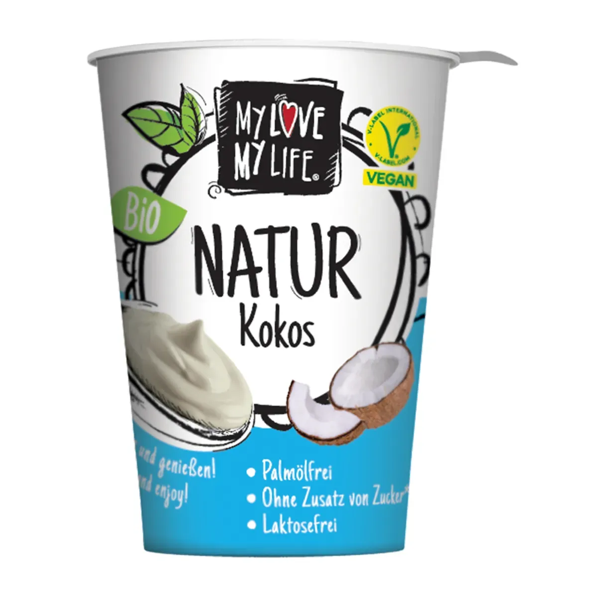 Jogurtinis kokosų kremas KOKOS NATUR, ekologiškas MY LOVE MY LIFE
