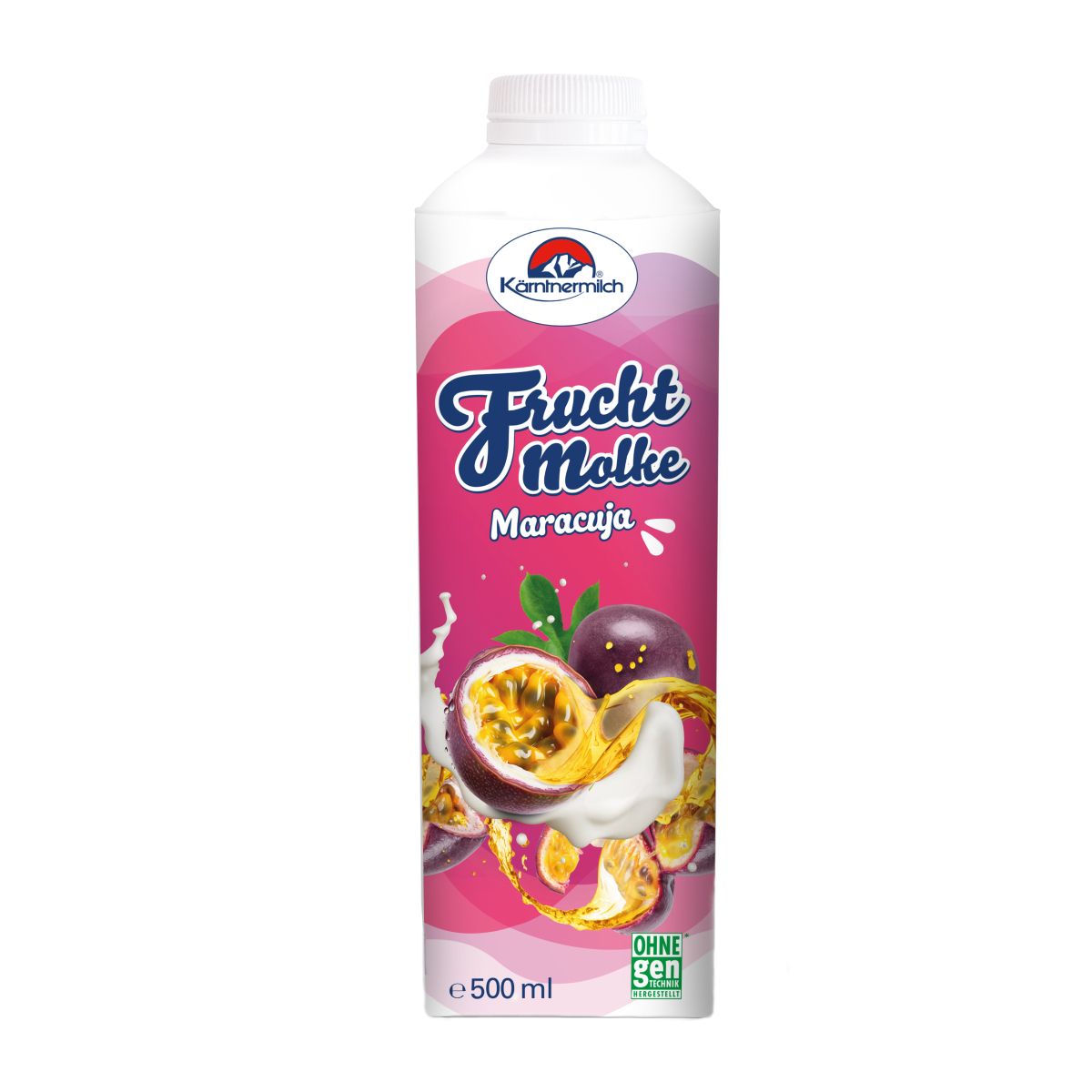 Buttermilk drink with passion fruits