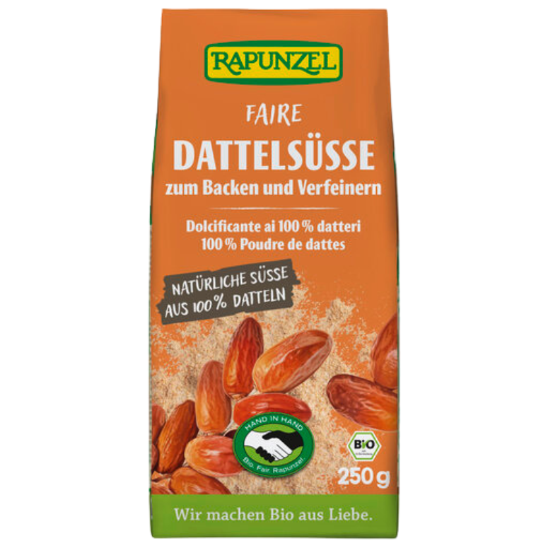 Datulių cukrus, ekologiškas RAPUNZEL, 250 g