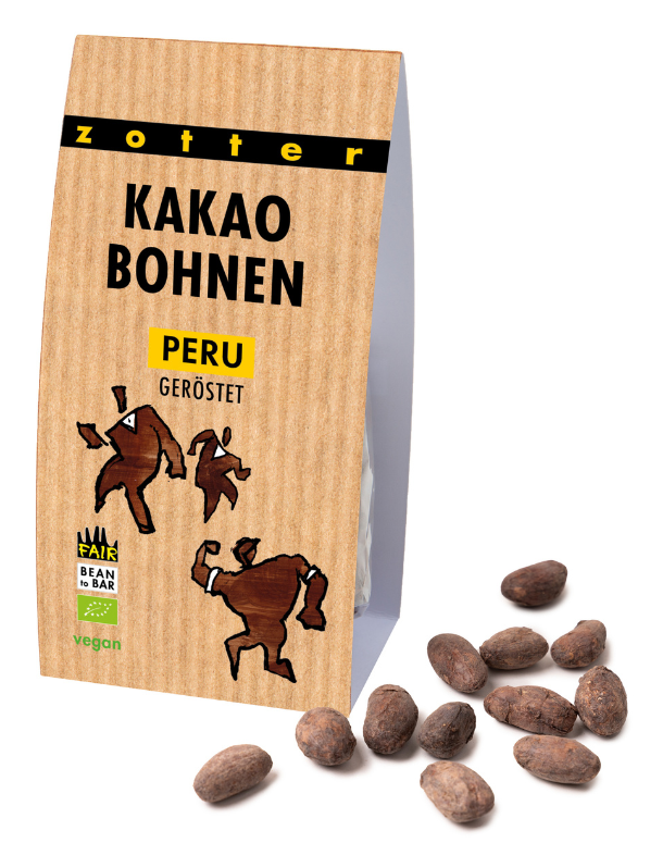 Cocoa beans, organic ZOTTER, 100 g