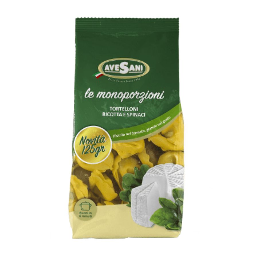 Свежие SUPERFINI TORTELLINI с рикоттой и шпинатом AVESANI