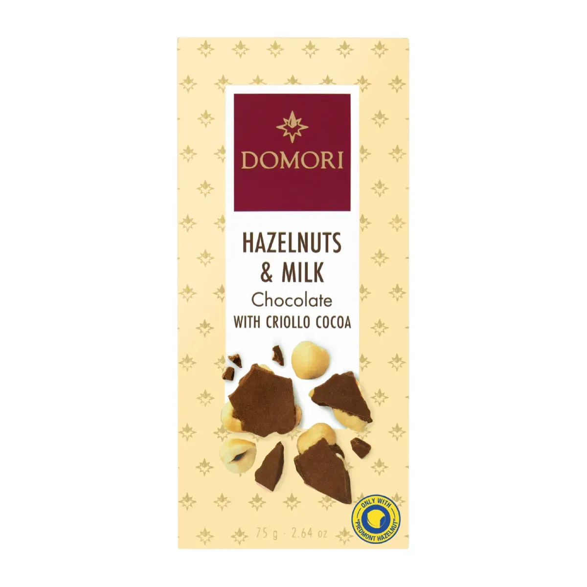 Milk chocolate with hazelnuts & Criollo cocoa