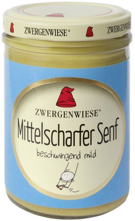 Garstyčios, vidutinio aštrumo, ekologiškos ZWERGENWIESE, 160 ml