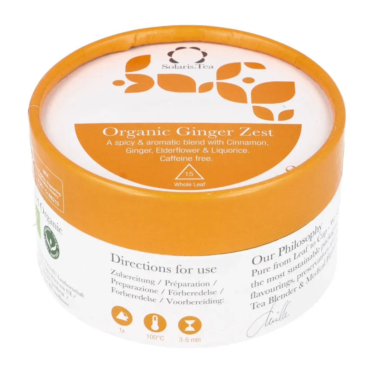 Arbata su imbieru GINGER ZEST SOLARIS TEA