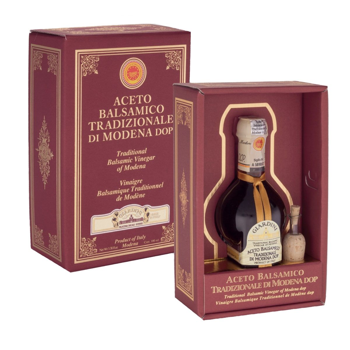 Tradicinis Modenos balzaminis actas DOP AFFINATO, brandintas 15 metų GIARDINI