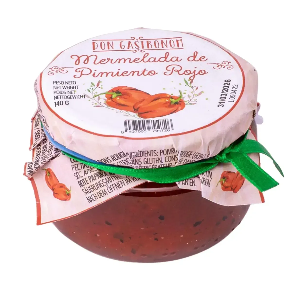 Raudonųjų paprikų džemas DON GASTRONOM