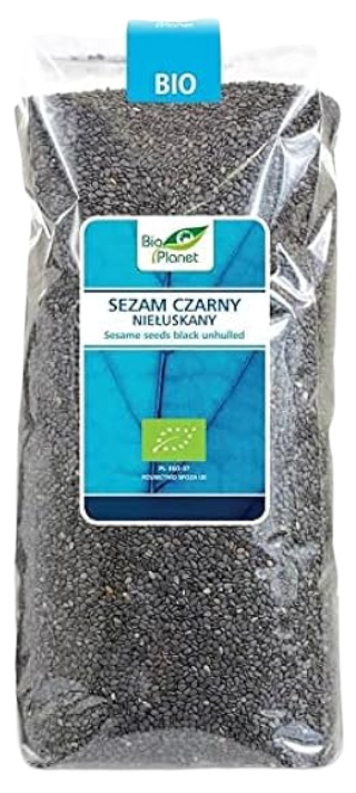 Juodųjų sezamų sėklos, ekologiškos BIO PLANET, 200 g
