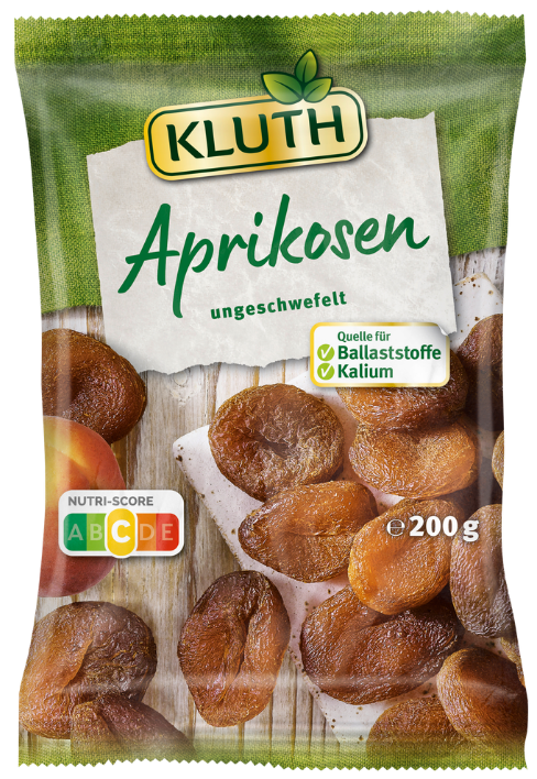 Džiovinti abrikosai KLUTH