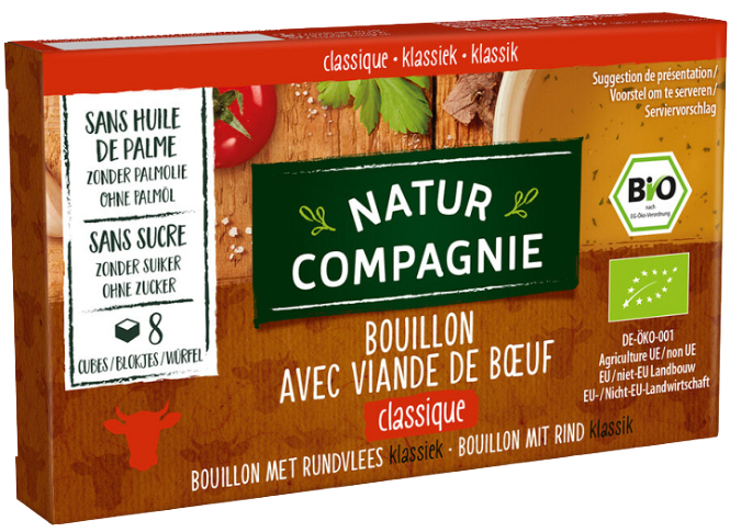 Jautienos sultinys be cukraus, ekologiškas NATUR COMPAGNIE, 96 g