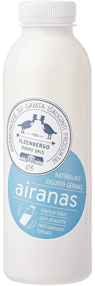 Airanas, jogurto gėrimas ILZENBERGO DVARAS, 500 ml