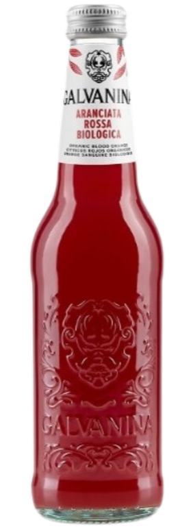 Sparkling blood orange drink "Aranciata", organic GALVANINA, 355 ml