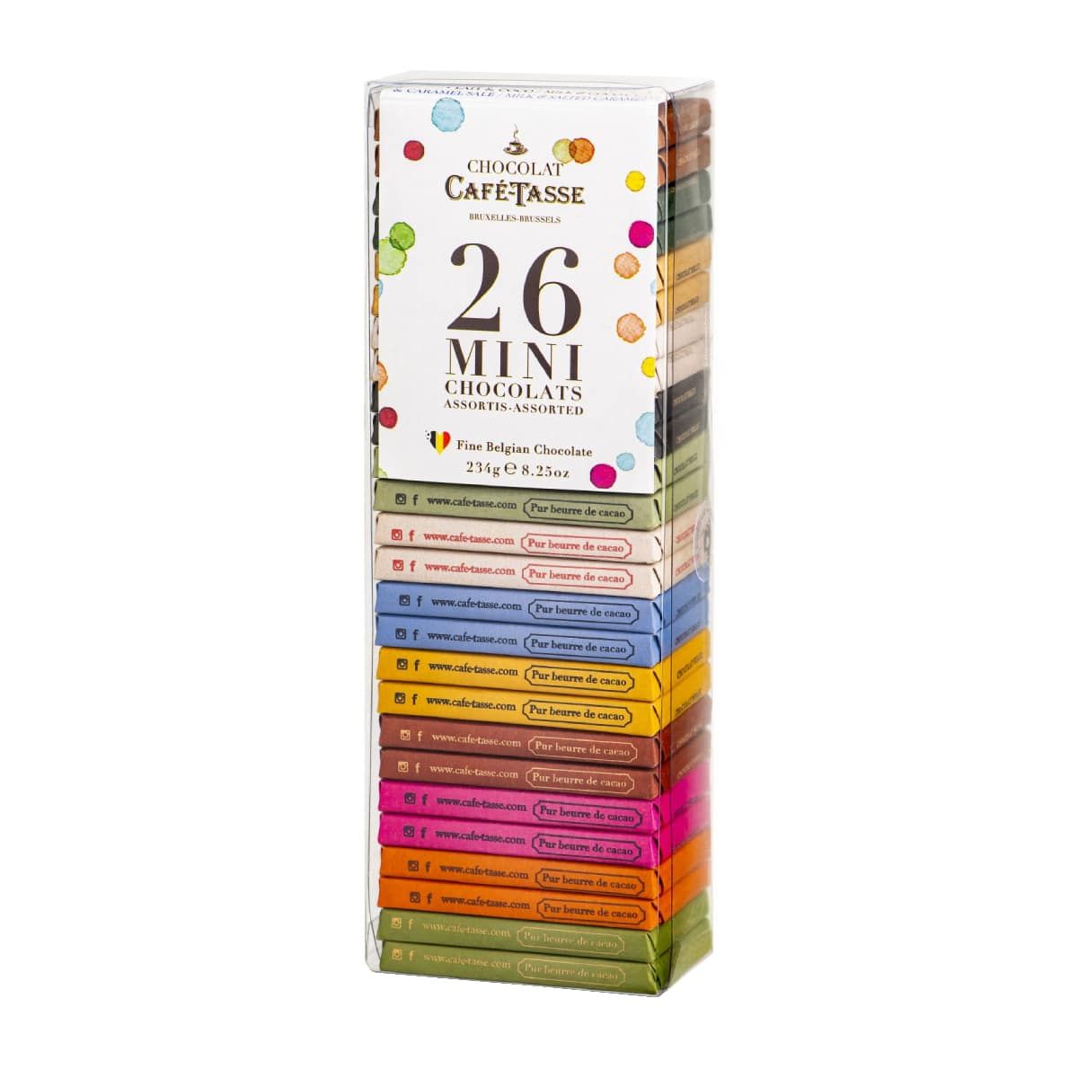 Mini chocolate set, 26 pcs CAFÉ-TASSE, 234 g