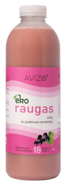 Ekologiškas avižų raugas su juodaisiais serbentais AVIZO, 1l