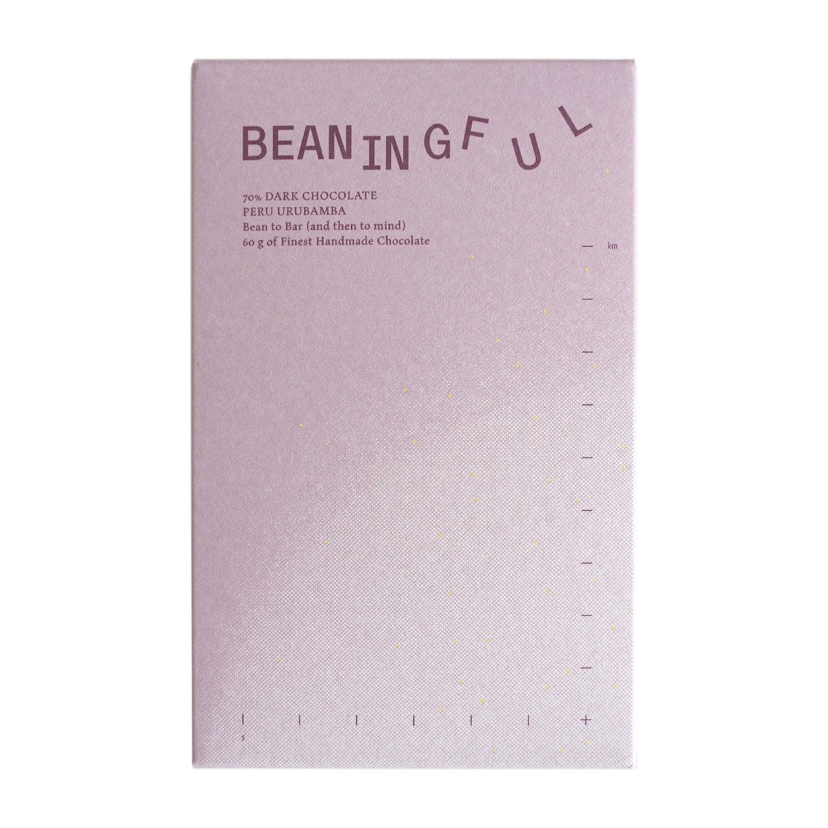 Juodasis šokoladas PERU URUBAMBA 70% BEANINGFUL, 60 g