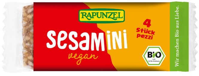 Sezamų traškučiai, ekologiški RAPUNZEL, 27 g