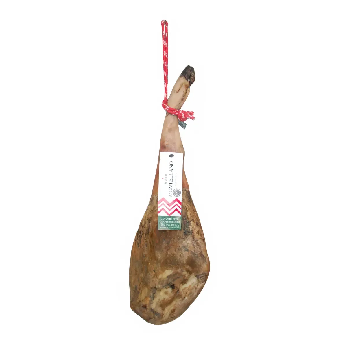 Вяленый свиной окорок IBERICO DE CEBO DE CAMPO, с костью