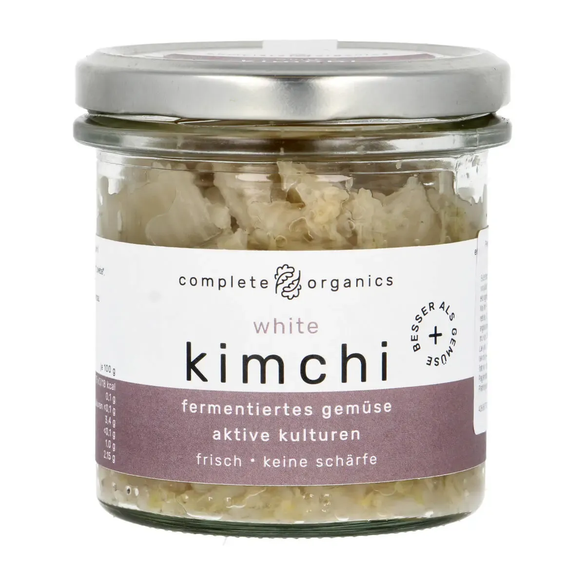 Fermentuotos daržovės WHITE KIMCHI, ekologiškos COMPLETEORGANICS