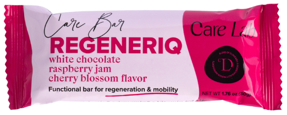 Funkcinis baltojo šokolado batonėlis REGENERIQ CARE LAB, 50 g