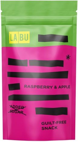 Aviečių ir obuolių tyrės juostelės LABU, 50 g