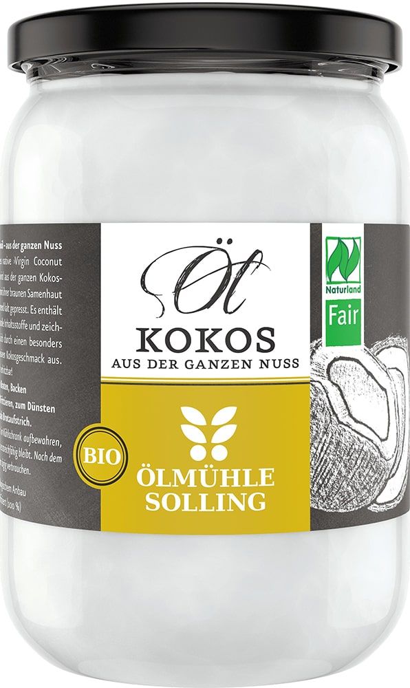 Kokosų aliejus, ekologiškas ÖLMÜHLE SOLLING, 500 ml