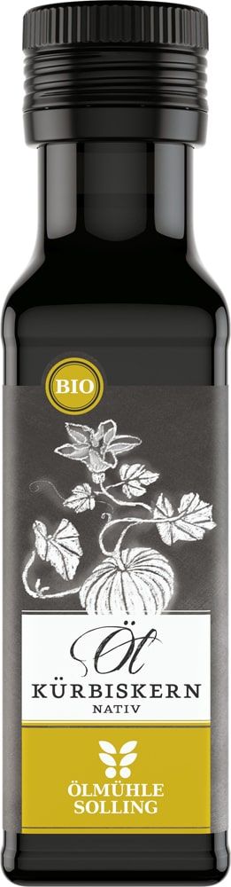 Moliūgų sėklų aliejus, ekologiškas ÖLMÜHLE SOLLING, 100 ml
