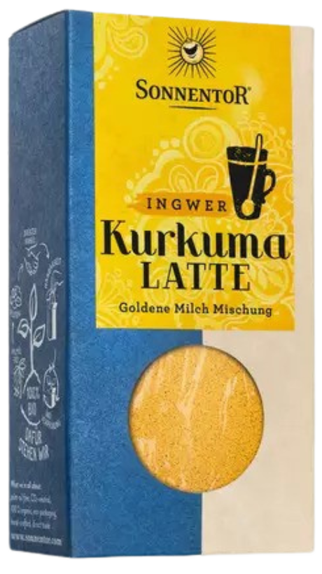 Ciberžolės Latte su imbieru, ekologiška SONNENTOR, 60 g