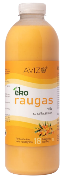 Овсяный квас с облепихой, органический AVIZO, 1 л
