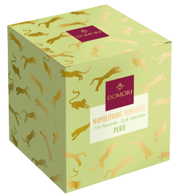 Juodojo šokolado 70% saldainiai PERU DOMORI, 70 g