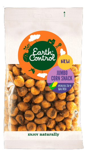 Kepinti ir sūdyti Jumbo kukurūzai EARTH CONTROL, 150 g