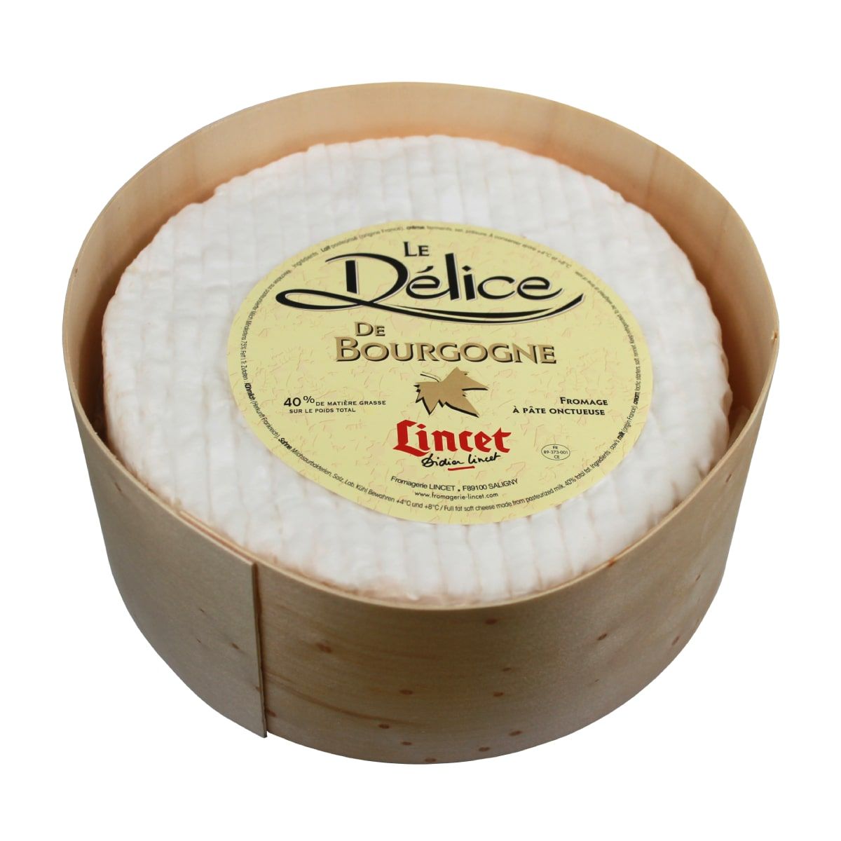 Sūris LE DELICE DE BOURGOGNE, brandintas 14 d. LINCET