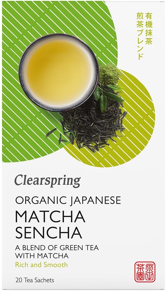 Japoniška žalioji arbata MATCHA SENCHA, ekologiška CLEARSPRING