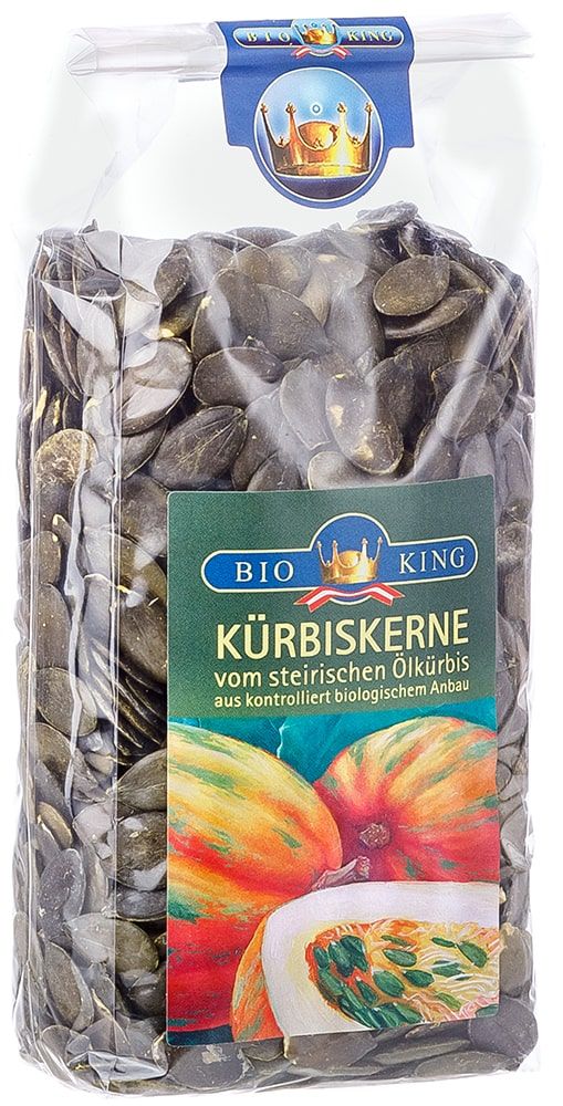 Austriškų moliūgų sėklos, ekologiškos BIO KING, 250 g
