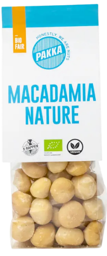Makadamijos, ekologiškos PAKKA, 100 g