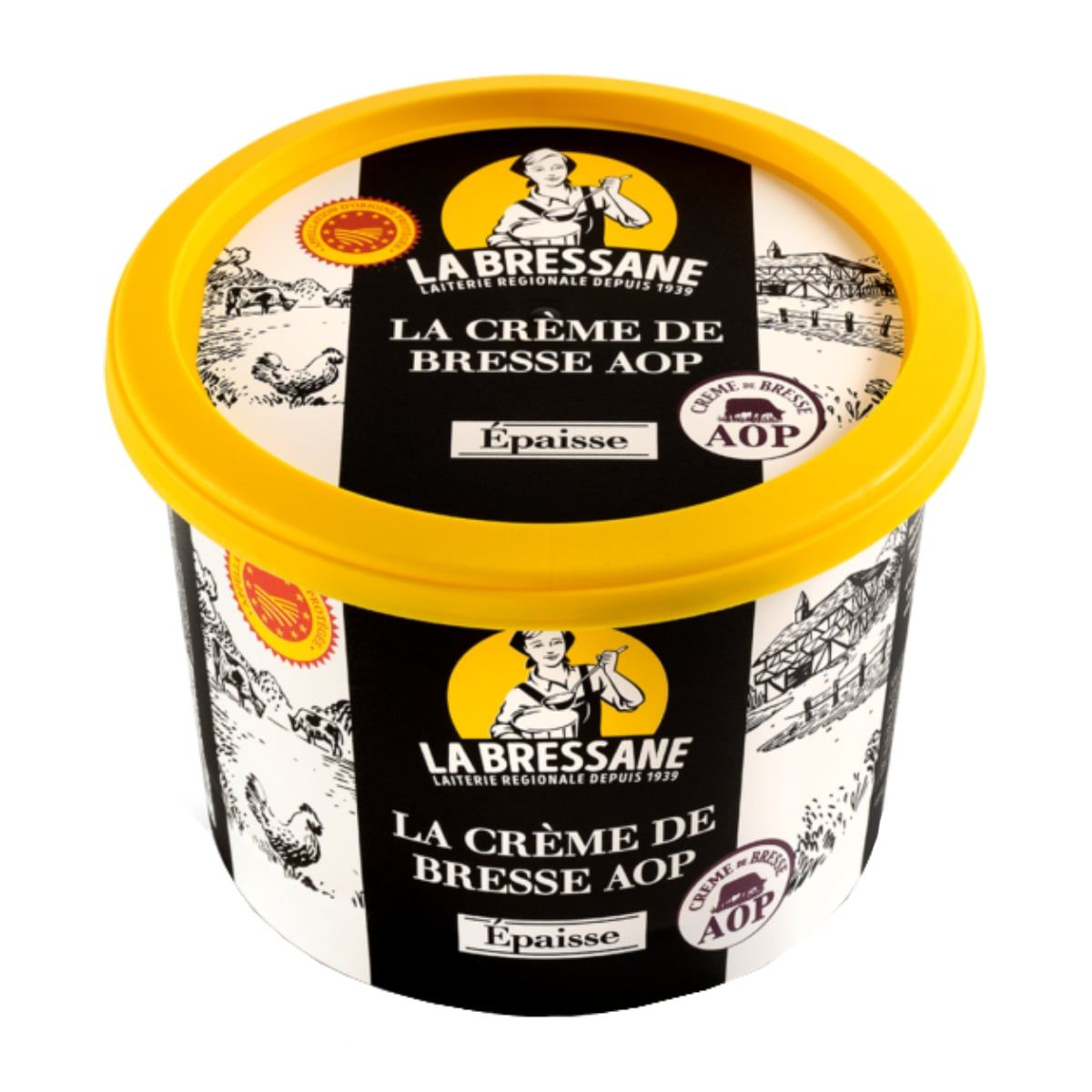 Prancūziška grietinė LA CREME DE BRESSE AOP, 33 % rieb. RIANS