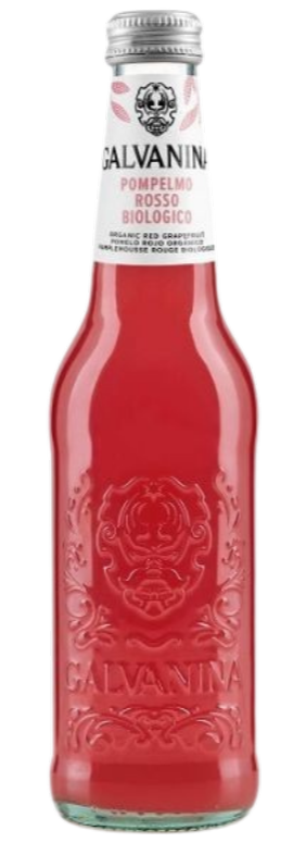 Gazuotas raudonųjų greipfrutų gėrimas, ekologiškas GALVANINA, 355 ml