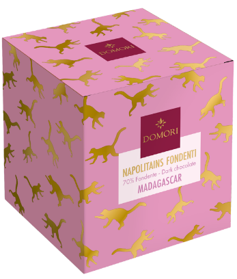 Juodojo šokolado 70% saldainiai MADAGASCAR DOMORI, 70 g