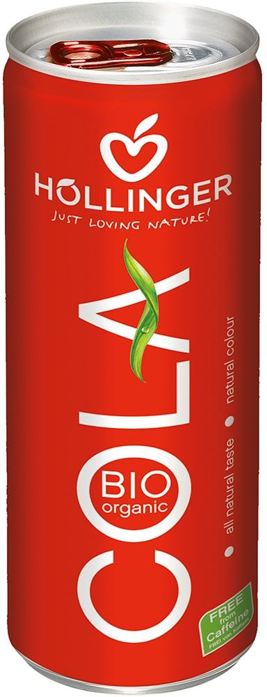 Gazuotas gėrimas COLA, ekologiškas HÖLLINGER, 250 ml