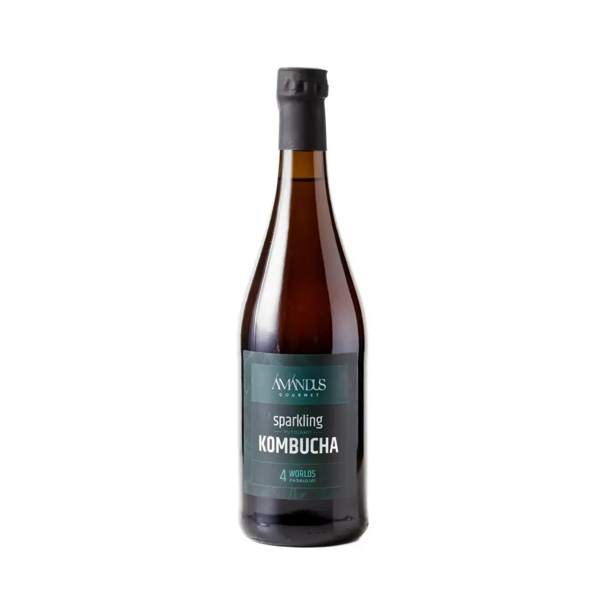 Putojantis kombučia gėrimas 4 WORLDS KOMBUCHA AMANDUS
