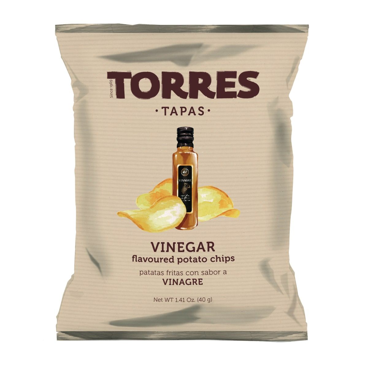 Bulvių traškučiai acto skonio TAPAS VINEGAR TORRES